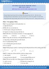 Đề thi học kì 2 Vật lí 10 Kết nối tri thức - Đề số 1